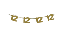 שרשרת 12 לבת מצווה - זהב גליטר